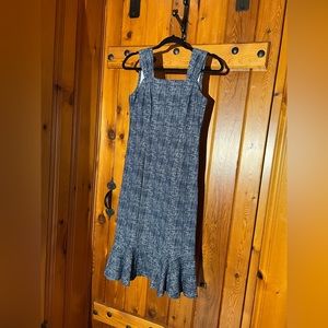 ✨Sugar Lips Square Neck Sleeveless Ruffle MIDI Dress✨